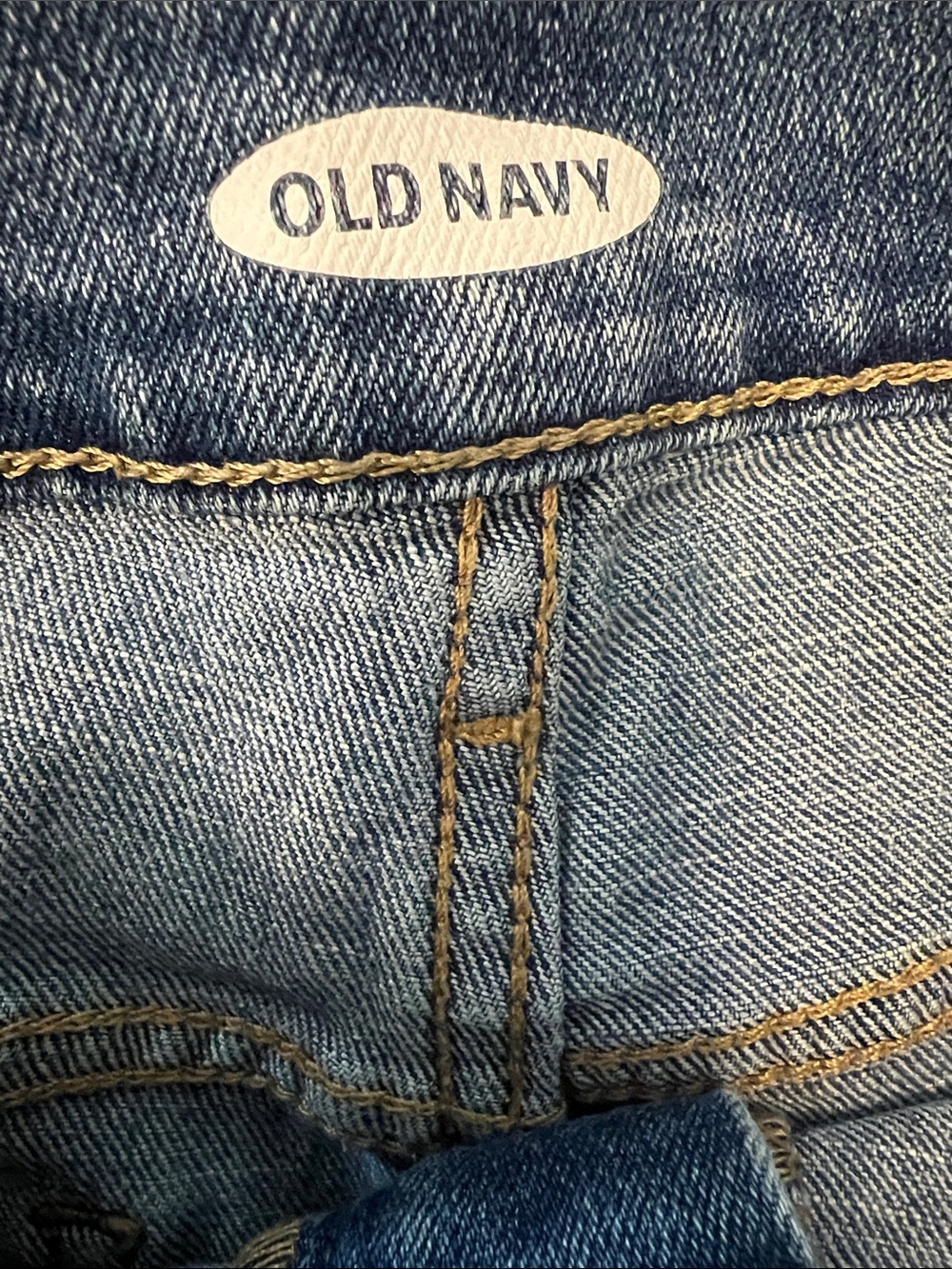 Old Navy Denim Blue Jean Shorts Bundle of 2 sizes 10 and 12 - Picture 8 of 9